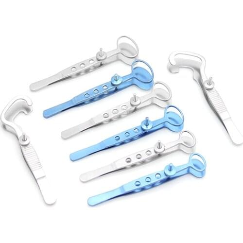 Three Size S M L Can Choose Stainless Steel Medical Ophthalmology Eyelid Titanium Tweezers Chalazion Chalazion Cyst folder clip