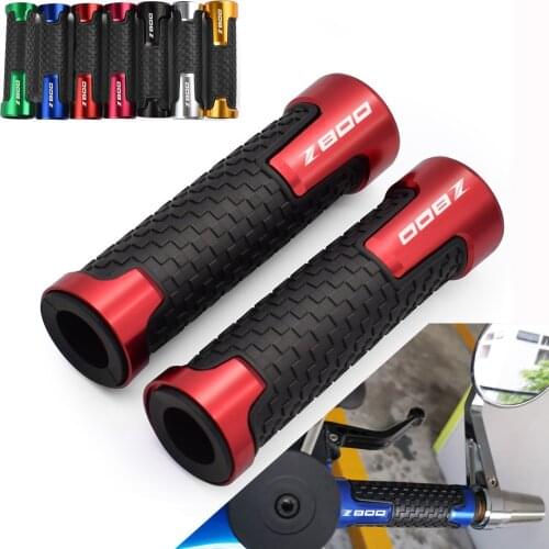 Universal 7/8" 22MM CNC Motorcycle handlebar grip handle bar For Kawasaki Z800 z 800 2013-2021 2014 2015 2016 2017 2018 2019