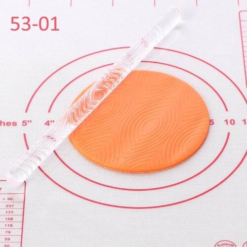 1 Pcs Rolling Pin Pastry Transparenty Fondant Cake Accessories Kitchen Gadgets Acrylic Rolling Pin Clay Tools Baking Tools