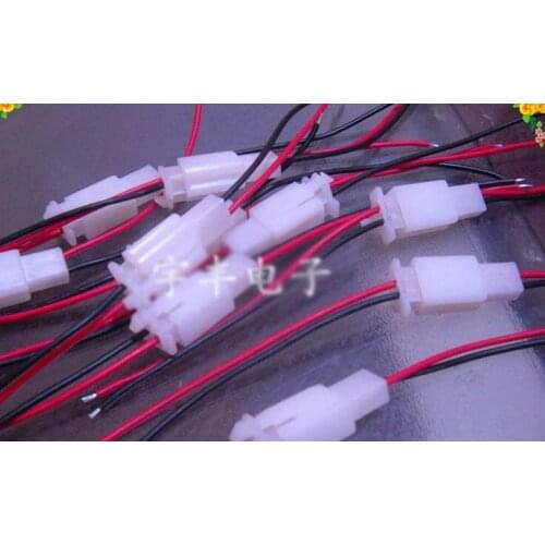2.8 connectors Splice pieces cable car Electric cars connector With the line 2p terminal plug With a wire DJ70 10cm