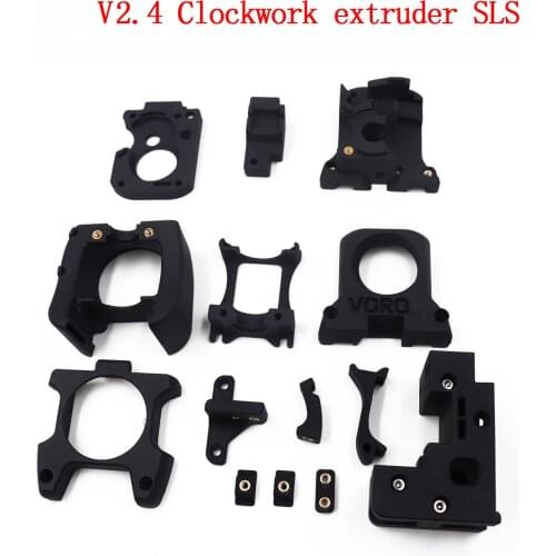 Blurolls Voron 2.4 3d printer SLS PA12 printed X carriage Clockwork Direct Feed extruder printhead for V6 Mosquito and Dragon V