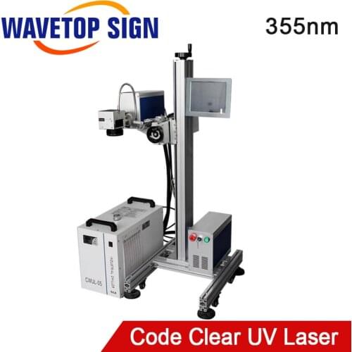 WaveTopSign 355nm Code Clear UV Laser Marking Machine 5W Water Cooling