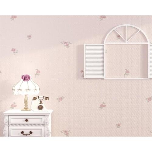 Beibehang Modern Luxury Homes decoration European garden Wallpaper For Walls Bedroom Living room Pink Light yellow 3d wallpaper