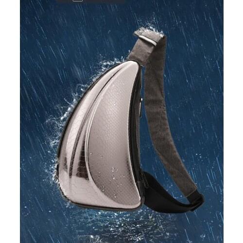 Designer Bag Messenger Bag Men and Women Waterproof Hard Shell Chest Bag Cool Trend Shoulder Bag Crescent Bag USB Bags for Women