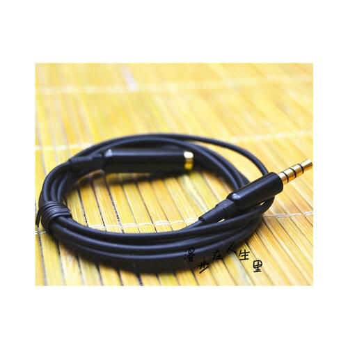 Mobile phone headset with microphone extension cable transfer universal wire control 3.5mm audio volume adjustment