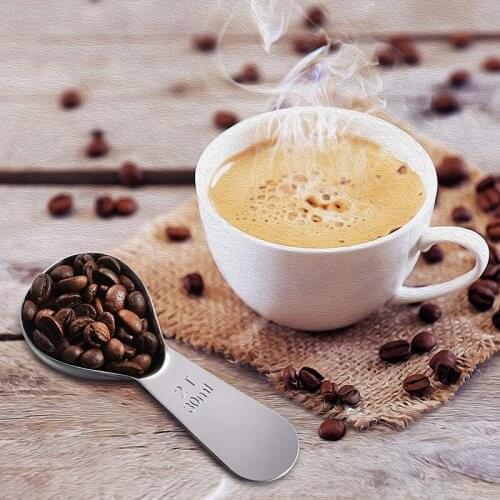 3 Pieces Coffee Scoop Stainless Steel Coffee Scoops Short Handle Tablespoon Measuring Spoons for Coffee Tea Sugar 30Ml