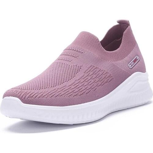 Latest Women Summer Sneaker Walking Running Socks Shoes Round Toe Casual Breathable Non Slip Gym Sport Shoes For Female