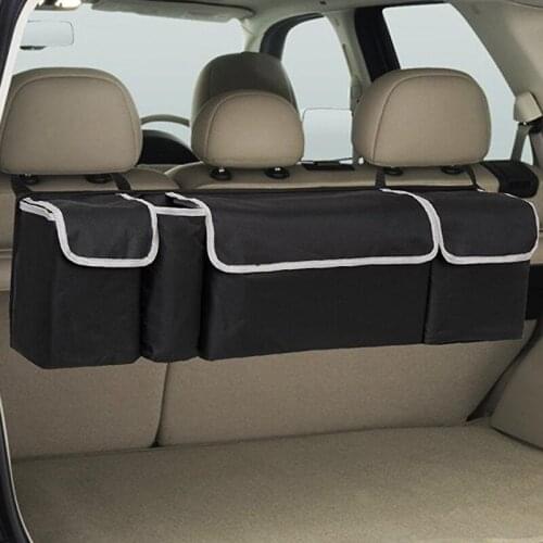 90cm Car Seat Organizer Backseat Car Storage Trunk Organizer Box Bag Oxford Car Seat Back Organiser Interior Accessories Cargo