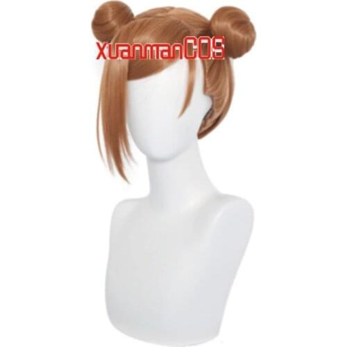 Jujutsu Kaisen Kugisaki Nobara Cosplay Wig Heat Resistant Synthetic Hair Carnival Halloween Party Props