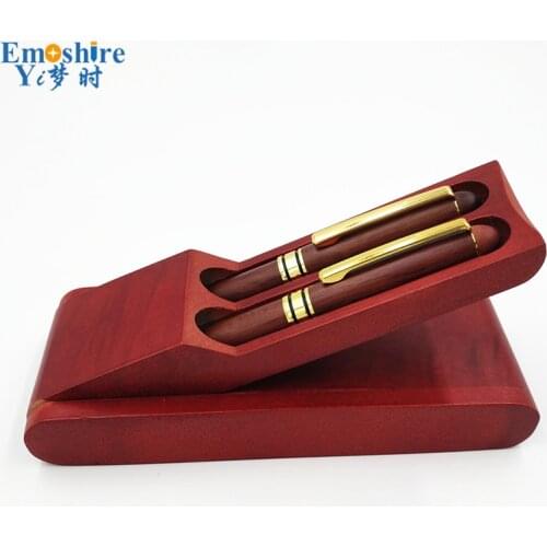 2020 Promotion Chinese Gift Sets for Business Man Collection Retro Fountain Pen and Roller Ball Pen Sets with Box PC007