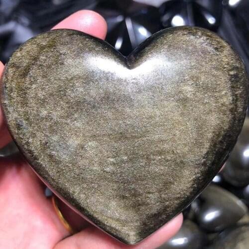 Natural gold flares crystal love, crystal love healing