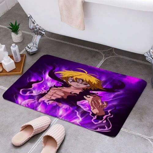 Seven deadly sins Anti-slip Doormat Vacuuming Water Absorbing Kitchen Bedroon Bath Floor Mats Home Entrance Home Decora