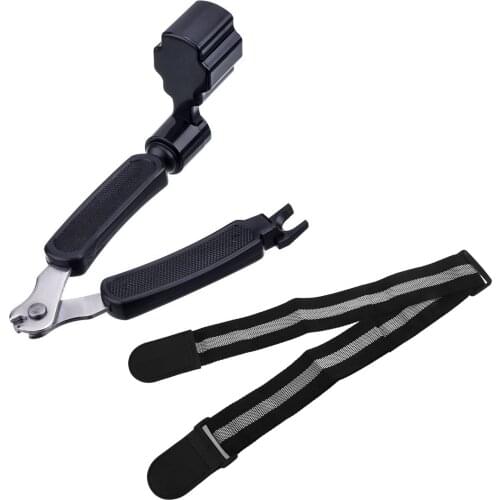 Adjustable Guitar Straps Nylon Acoustic Guitar Strap With Multifunction Guitar String Winder String Cutter Pin Puller