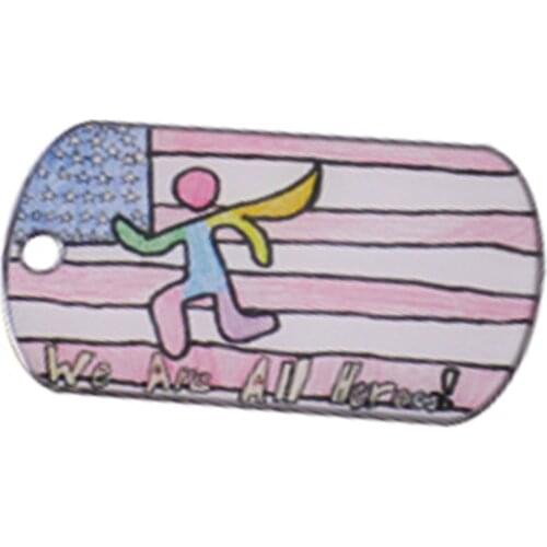 Promotional Cheap Printed Metal Dog Tag cheap custom metal dog tag