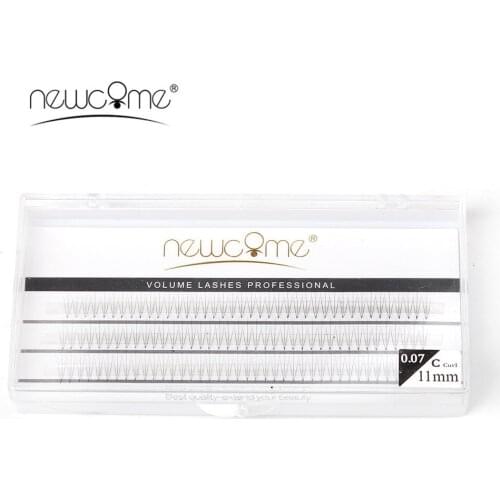 3D Russian Volume Eyelash Extensions Per Made Fans Lash 0.07mm Thickness Silk Korea False Eyelash Extensions C Curl Cilia