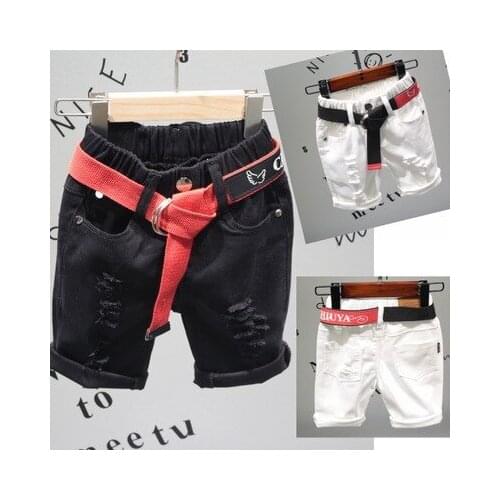 Boys Shorts Childrens Clothing Baby Boys Clothes 2019 New Arrival Brand Kids Casual Knee Length Pants Toddler Pants with Belt