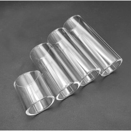 2pcs Glass Guitar Slide Guitar Finger Sliders Length 28mm/50mm/60mm/70mm Inradius Guitarra Ukulele Parts