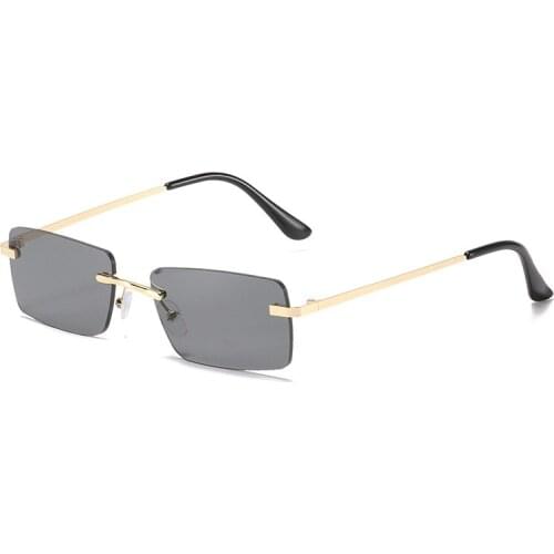 New sunglasses retro small frame sunglasses women personality simple street shooting glasses square ocean UV400 sunglasses men