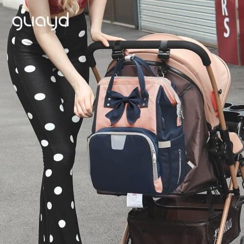 Mommy Bag Fashion Multifunctional Large Capacity Shoulder Backpack Bag Out Mother Bag Mother Bag Pregnant Women