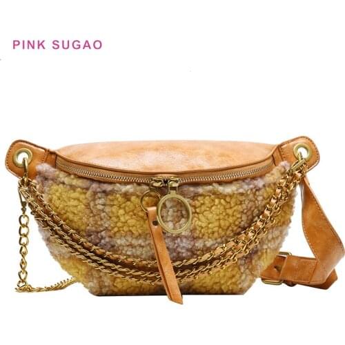 Pink Sugao luxury handbags women bags designer 2019 fashion shoulder bag crossbody bags for women chain bag high quality purse