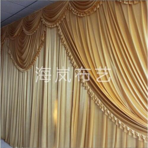 Wedding backdrops with swags Sheer Drapes Panels Curtains Party Backdrop Wedding Decoration Drape Events Background Cloth