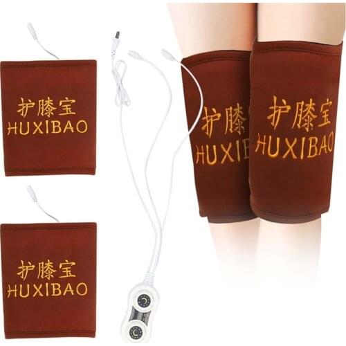 Unisex Electric Knee Pads Herbal Moxibustion Pain Relief Thickening Waist Hot Compress Nursing Cashmere Shoulder Neck Knee Pads