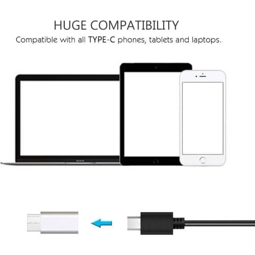 TOP Quality USB 3.1 Type C USB-C Female to Micro USB 2.0 Male Adapter Connector Adaptor For Android huawei p9/p9 plus/nexus 6p