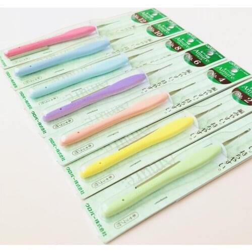 Japan clover Amure lace crochet hooks 1 order=1pc (NO.0/2/4/6/8/10/12/)