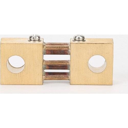 1pcs FL-19B Shunt 500A 75mV Welding Machine Brass Resistor DC Shunts For Current Analogue Panel Meter