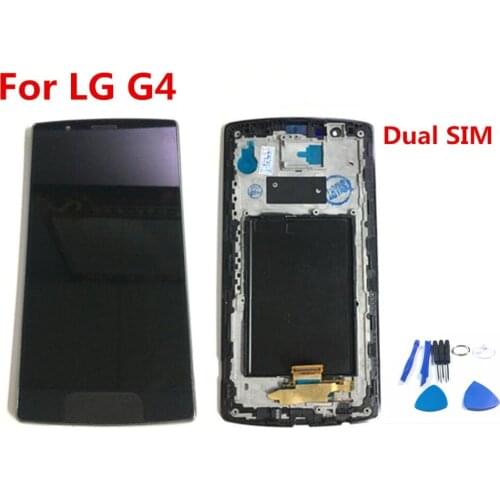 5.5 inch LCD For LG G4 Touch Screen digitizer Assembly With Frame Dual SIM For LG G4 H818 touch screen lcd