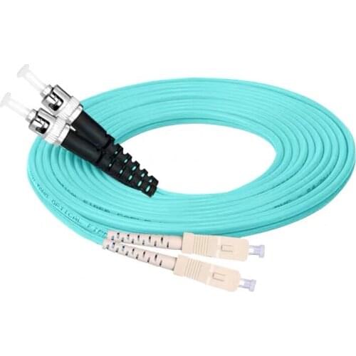 5PCS/lot SC/UPC-ST/UPC Fiber Optic Patch Cord MultiMode OM3 Optical Cable MM Multimode Duplex Fiber Optic Jumper Patch Cord FTTH