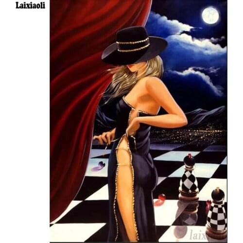 5d cross stitch diamond painting European fashion beauty full square round diy diamond embroidery Mosaic girl wall decoration