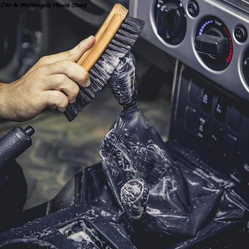 Car Premium Horsehair Brushes No Trace Car Detailing Tools Detailing Brush