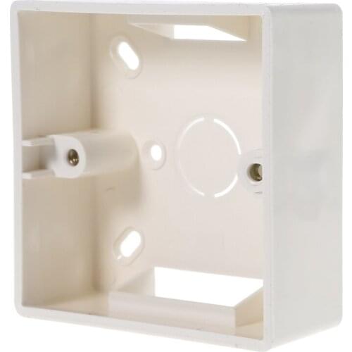 Household 86X86 PVC Junction Box Wall Mounting Box For Switch Socket Base