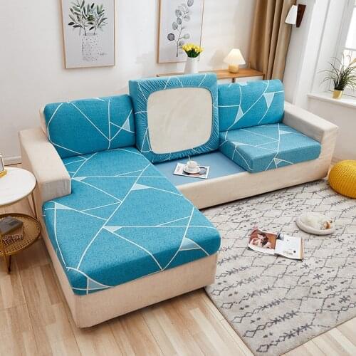 Sofa Cushion Cover Elastic Home Decoration Multi-sizes Protector Personality Matching Washable Couch Mattress Covering Slipcover