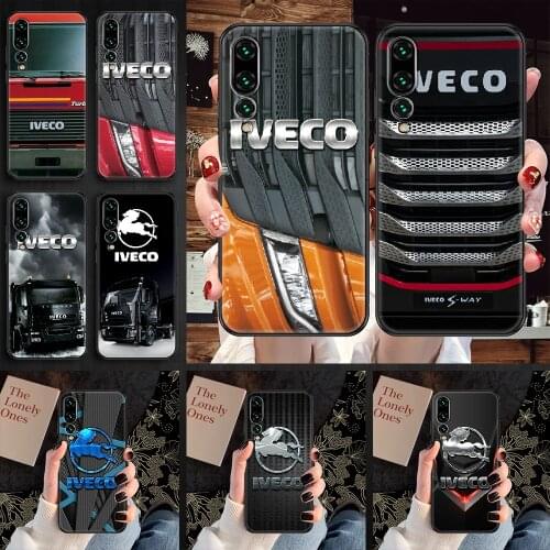 Truck Iveco Phone case For Huawei P Mate P10 P20 P30 P40 10 20 Smart Z Pro Lite 2019 black soft cover trend hoesjes fashion