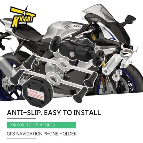 Navigation Phone Holder For YAMAHA YZF R1 YZF R6 YZF R6S Motorcycle Accessories GPS Frame Bracket With USB Charge Part