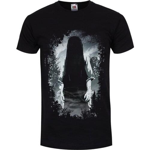 2019 Hot sale Fashion Grindstore Mens Sadako Silhouette T-Shirt Black