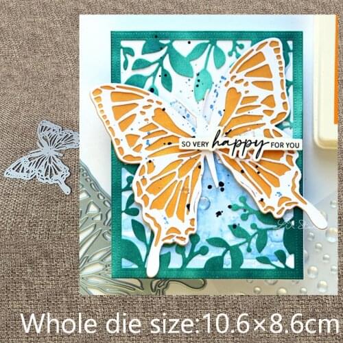 XLDesign Craft Metal Cutting Dies stencil mold Swallowtail Butterfly scrapbook Album Paper Card Craft Embossing die cuts
