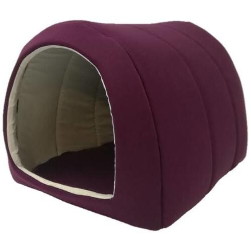 Muud Fashion Washable 3 Multifunctional Cat Bed (40x40) Purple