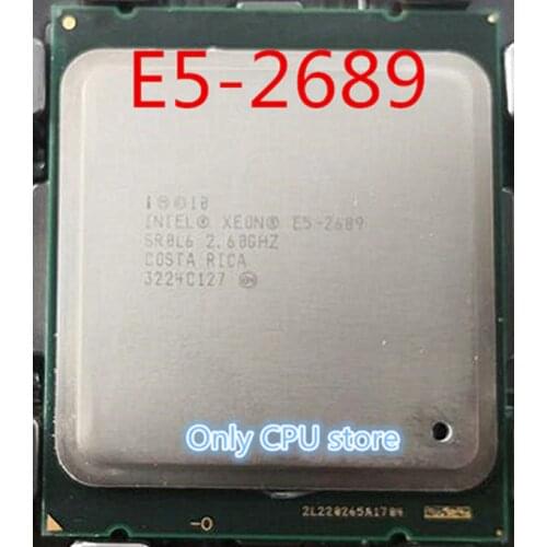 Intel / Xeon E5-2689 cpu 8 core 16 thread 2.6G official version