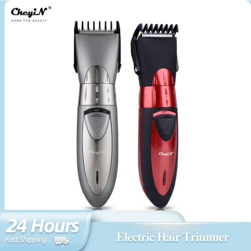 CkeyiN Professional Electric Hair Trimmer Men Clipper Adult USB Rechargeable Ceramic Cutting Head Engraving Adjust Hair Cutter
