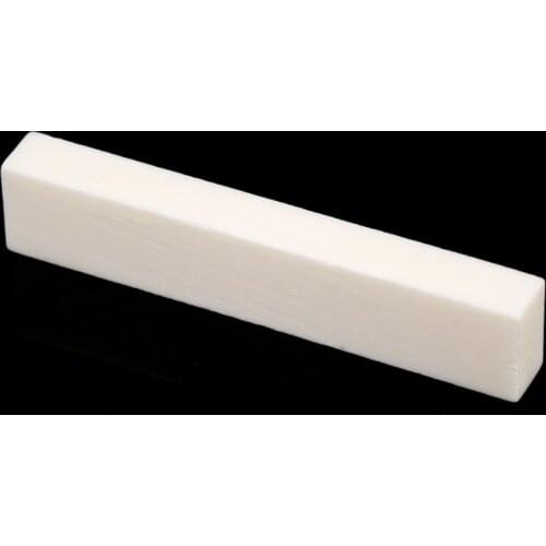 Musiclily Bone Guitar Nut Blank, 52x6x10mm (2 Pieces )