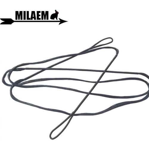 12/14/16 Strands Archery Bowstring Fit 48''-70''Bow Black Replace Bow String Recurve Bow Longbow Shooting Hunting Accessories