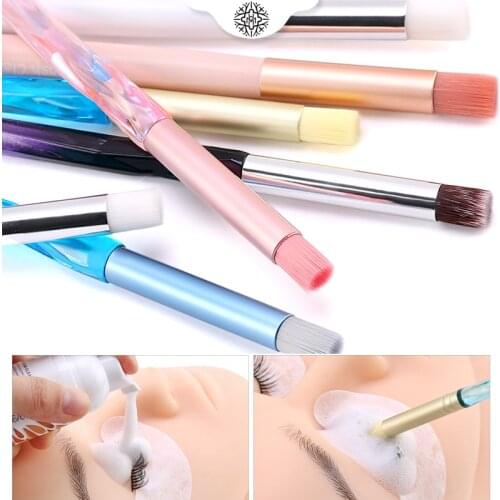 Wholesale Eyelash Cleaning Brush Eyelash Extension Tool Clean Skin Care Remover Makeup Tool Washing Eyelash Eyebrow Brush