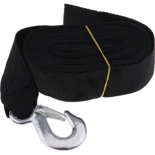 MagiDeal 7.5m Boats Trailer Replacement Nylon Strap with Heavy Duty Hook