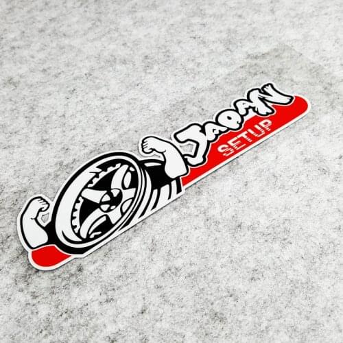 NO.S399 Japanese Hella Flush Car Modification Reflective Stickers and Decals Waterproof Scratches Covering Window Sticker