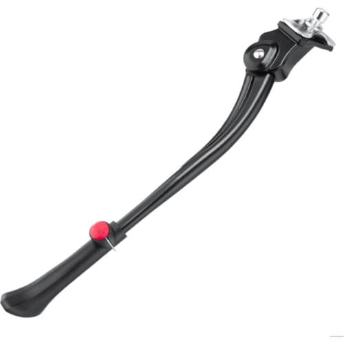 Bicycle Kickstand Adjustable Aluminum Bike Side Folding Cycling Side Stand Parking Leg Rod Mountain Road Bike