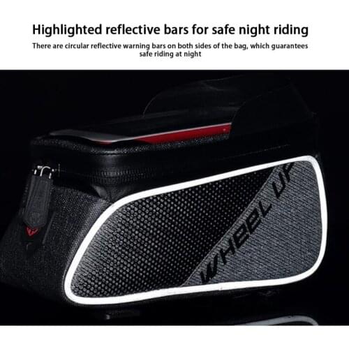 Bicycle Handlebar Mobile Phone Bag Bike Phone Mount Bags Waterproof For IPhone X To 6.4 Inches Touch Screen Bags Outdoor NEW