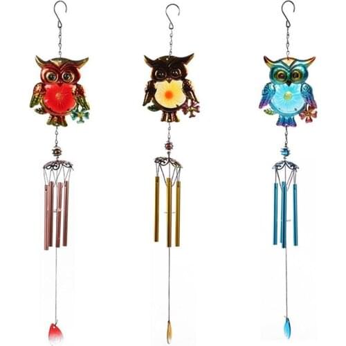Owl Wind Chimes Outdoor For Indoor Outdoor Tree Garden Patio Garden Home Wall Decoration Kawaii Accessories Dream Catcher